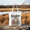 Vintage Floral Leopard Christian Canvas Tote Bag, Fearless For My God Is Always With Me Isaiah 41:10 Gift Shopper